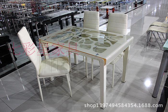 鋼化玻璃熱彎餐桌 簡(jiǎn)約現(xiàn)代，特價(jià)促銷，滿足多樣家居需求